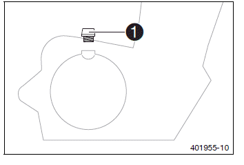 Service work on the engine