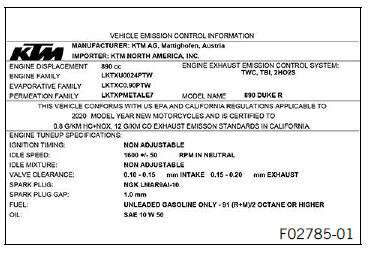 Information, emission control