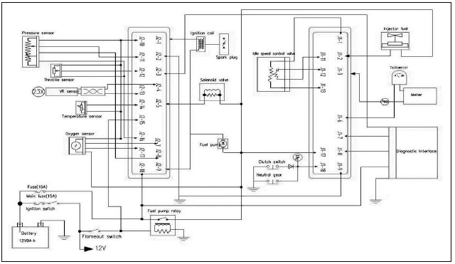 Circuit schematic drawing