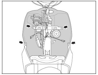 Removal of the rear shield panel 