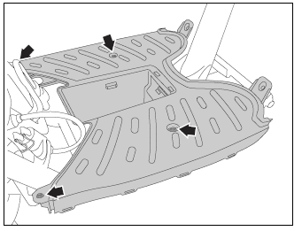 Removal of the footboard