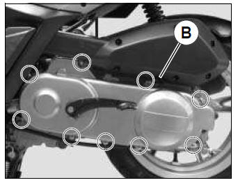 Removal of the primary transmission cover