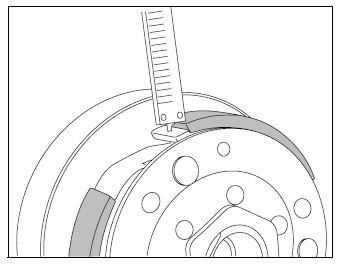 Checking the clutch linings