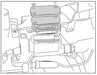 Checking the brake fluid level