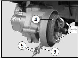 Removal of the fuel filter