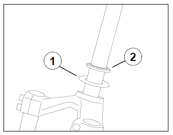 Replacing the bearings of the steering system