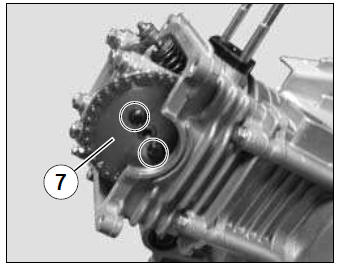 Removal of the cylinder head