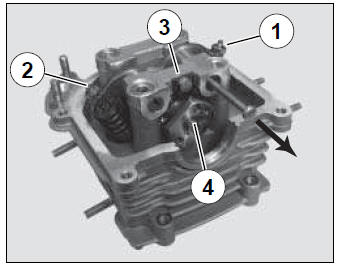 Removal of the camshaft and/or rockers