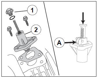 Removal of the cylinder head