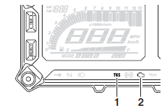 Traction control system indicator/ warning light 