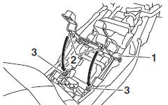 To change the rider seat height to the high position