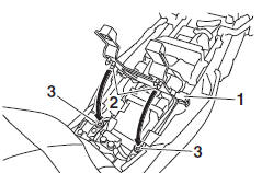 To change the rider seat height to the low position