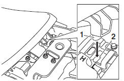 To change the rider seat height to the low position