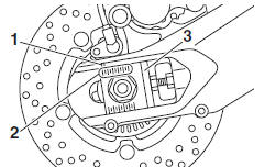 To adjust the drive chain slack