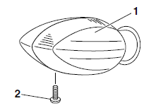 Replacing a turn signal light bulb