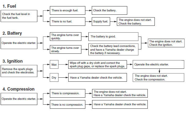 Starting problems or poor engine performance