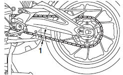 To check the drive chain slack