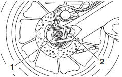 To adjust the drive chain slack