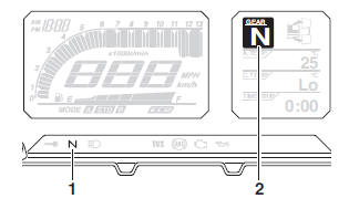 Transmission gear display