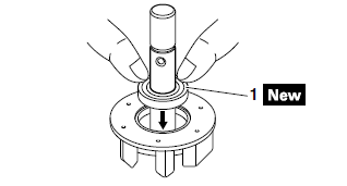 Assembling the water pump