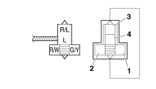 Radiator fan motor relay