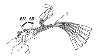 Checking the lean angle sensor