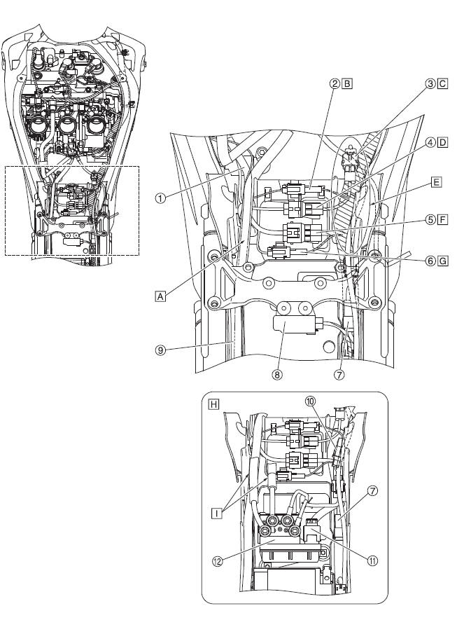 Frame (top view)