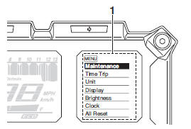 Setting mode