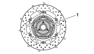 Maintenance of the front wheel sensor and sensor Rotor