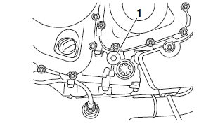 Measuring the engine oil pressure