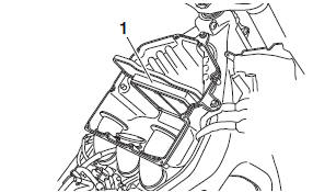 Replacing the air filter element