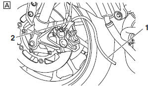 Bleeding the hydraulic brake system (ABS)