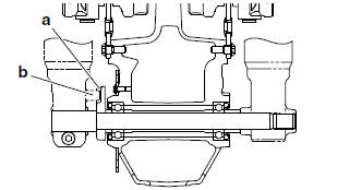 Installing the front wheel (disc brake)