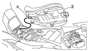 To install the rider seat in the high position