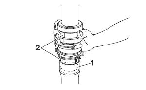 Assembling the front fork legs