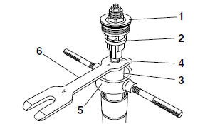 Disassembling the front fork legs