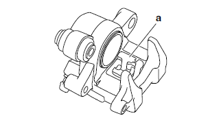 Replacing the rear brake pads