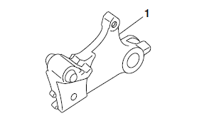 Checking the rear brake caliper