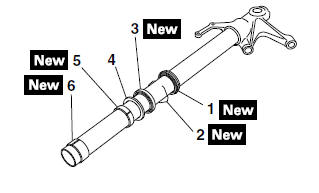 Assembling the front fork legs