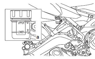 Installing the rear brake caliper