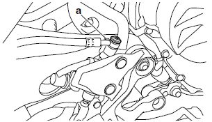 Installing the rear brake master cylinder