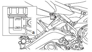 Installing the rear brake master cylinder