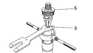 Assembling the front fork legs