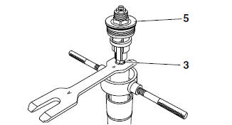 Assembling the front fork legs