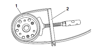 Removing the starter clutch