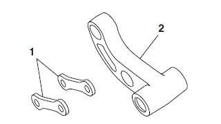 Checking the connecting arm and relay arm