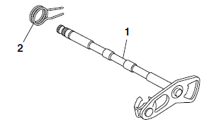 Checking the shift shaft