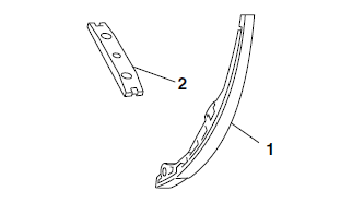 Checking the timing chain guides