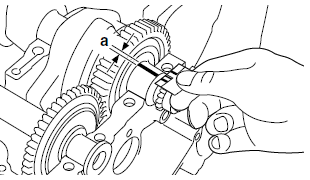 Checking the crankshaft