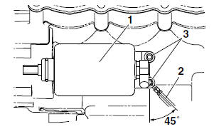 Installing the starter motor